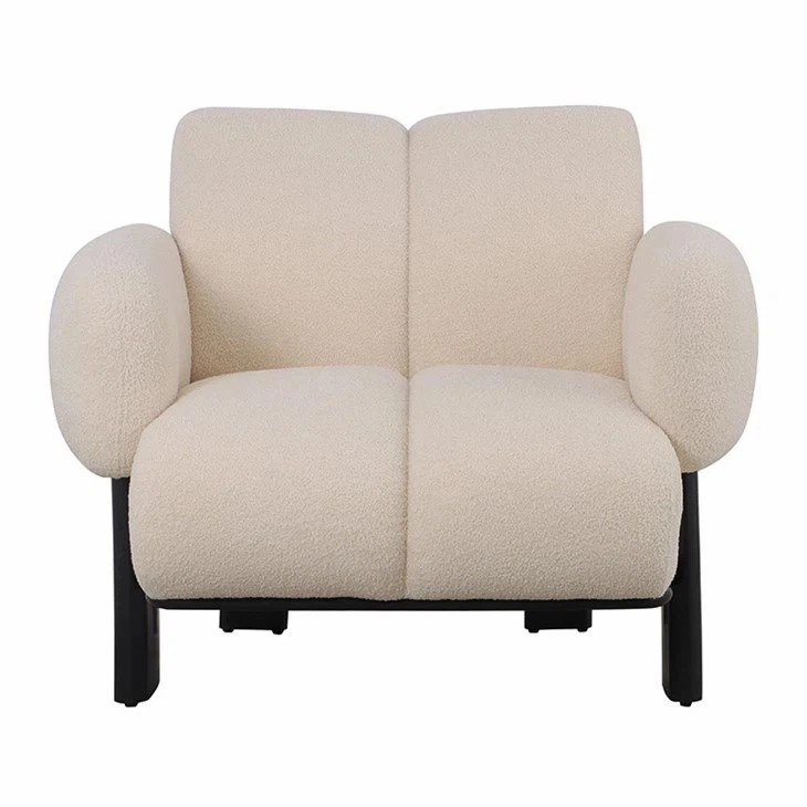 Moderna udobna sofa s jednim naslonom za ruke