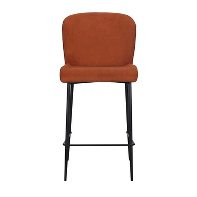 Barska stolica s naslonom od tkanine