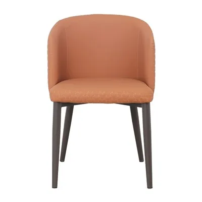 Metalna blagovaonska stolica od umjetne kože