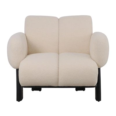 Moderna udobna sofa s jednim naslonom za ruke