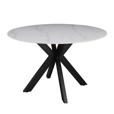 Okrugli stol od kamene ploče